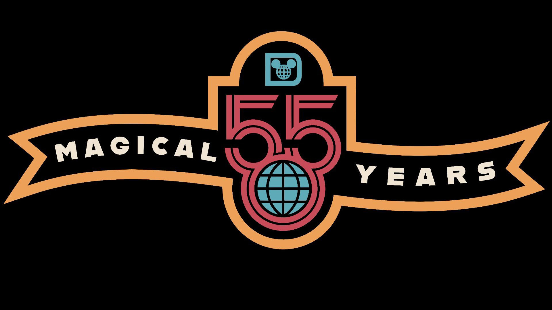Disney World 55th anniversary logo