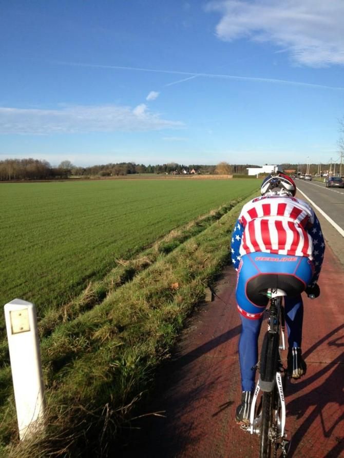 A rare sunny day in Belgium
