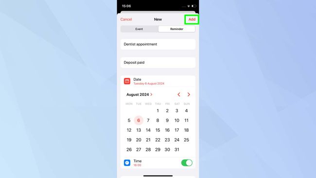 How to create reminders in the calendar app with iOS 18 | Tom's Guide