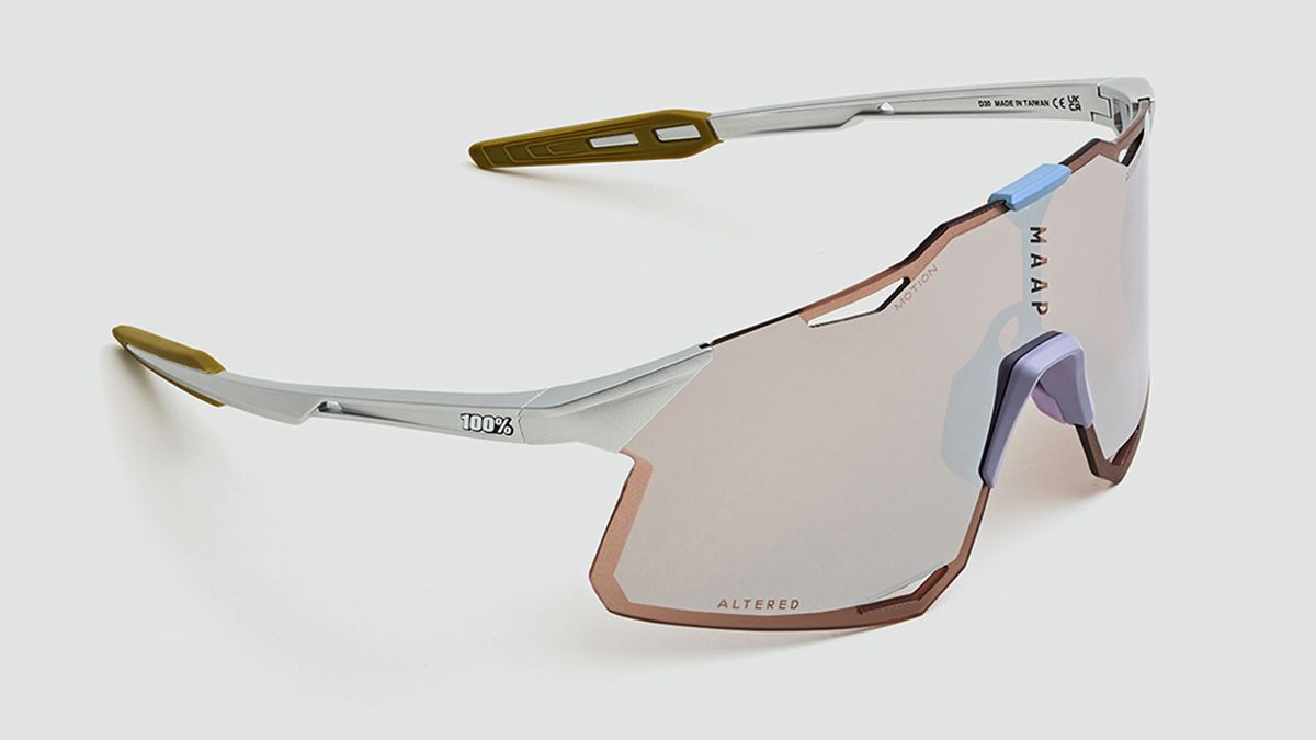 MAAP x 100% Hypercraft sunglasses in silver