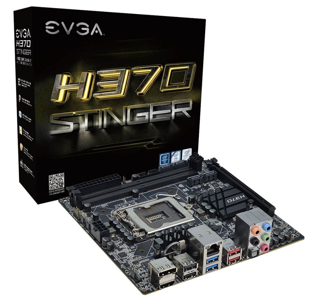EVGA Shows Off New H370 Stinger MiniITX Motherboard (Updated Now