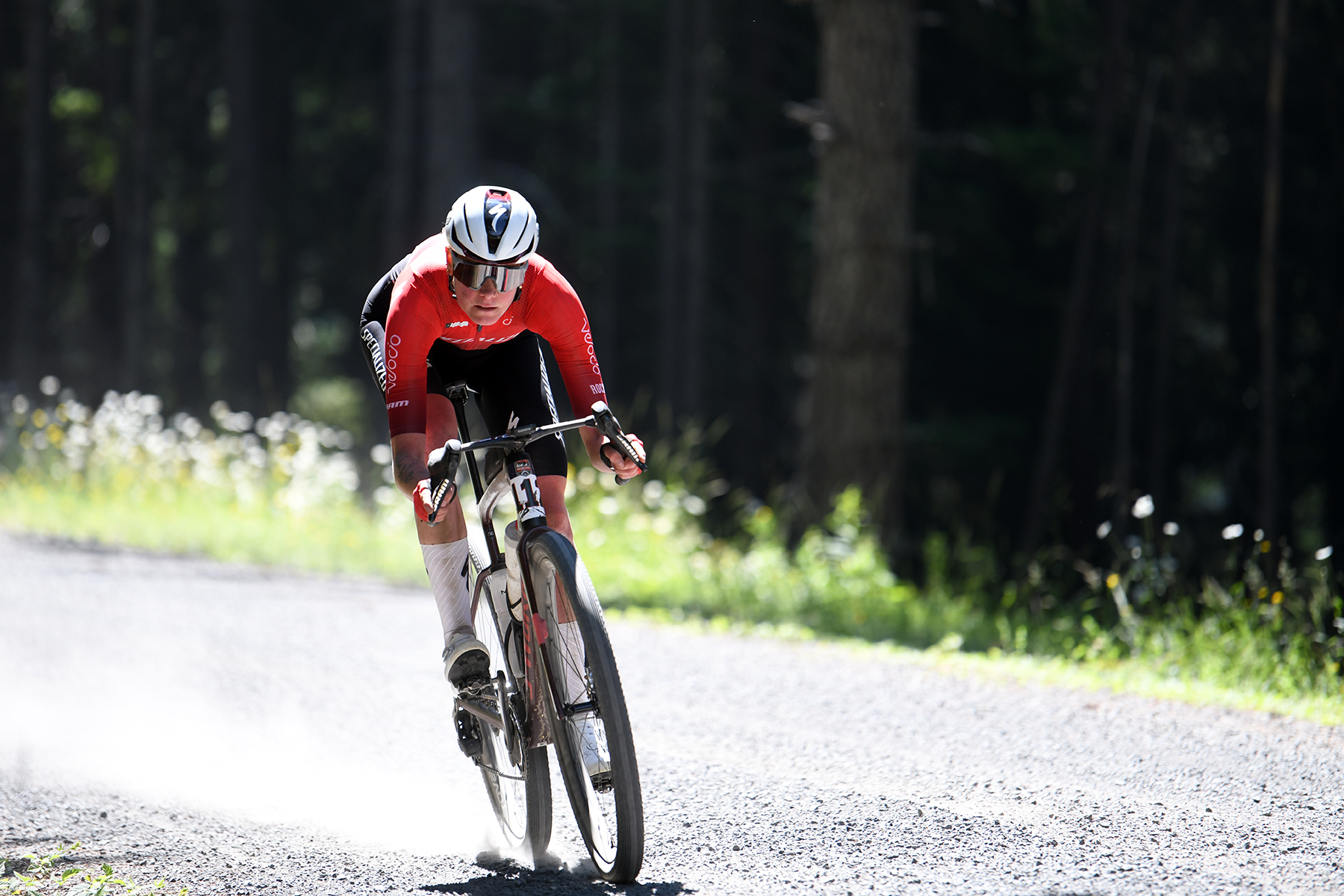 Geerike Schreurs rides at Oregon Trail Gravel to GC win in 2026