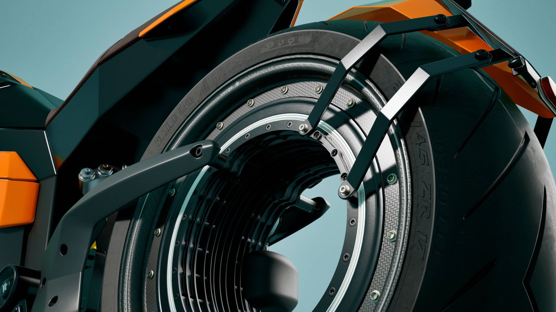 TS Pro California Edition by Verge Motorcycles, close-up