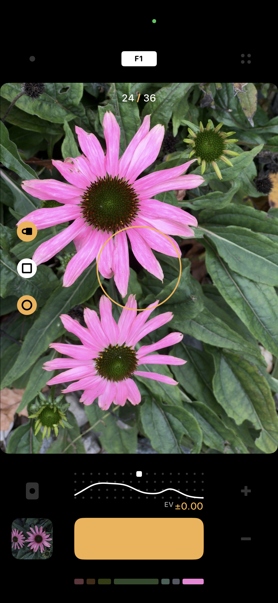 Screenshots from the Koloristika iPhone app