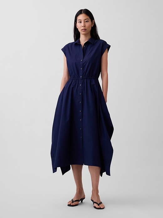 Poplin Handkerchief Shirtdress
