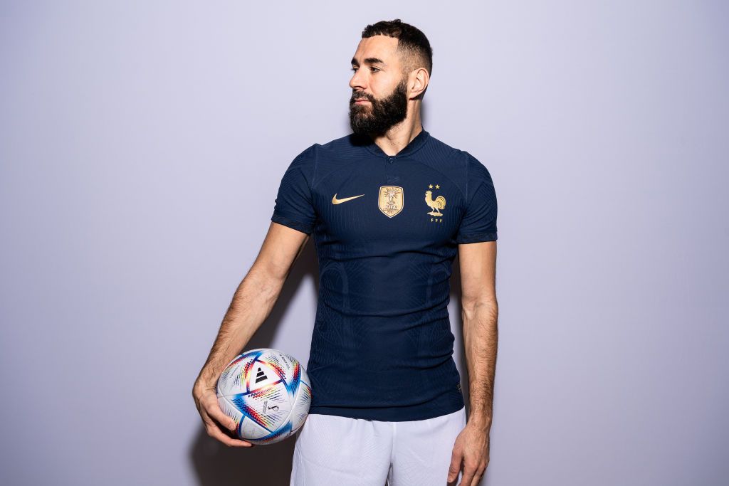 World Cup 2022: Which players will miss the tournament through injury? Karim Benzema of France poses during the official FIFA World Cup Qatar 2022 portrait session on November 17, 2022 in Doha, Qatar.