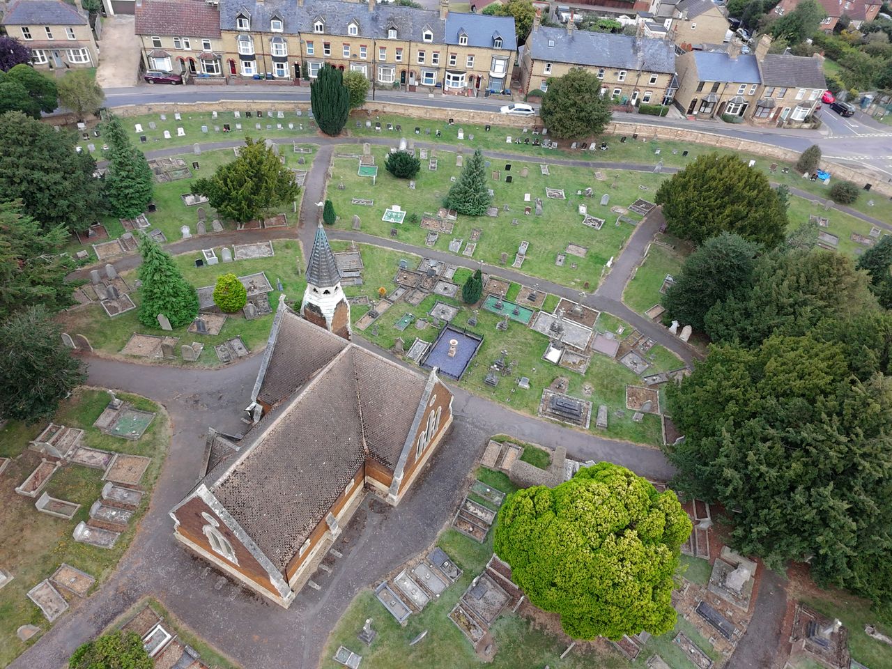 Photo of a church taken with the DJI Neo