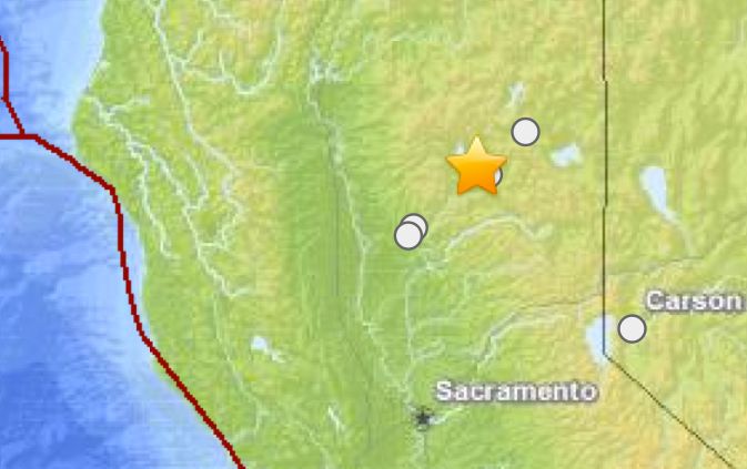 Greenville earthquake epicenter