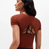 Athleta Transcend Open Back Tee