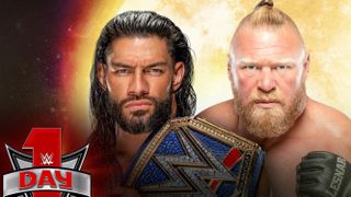 Roman Reigns and Brock Lesnar will fight at the WWE Day 1 live stream