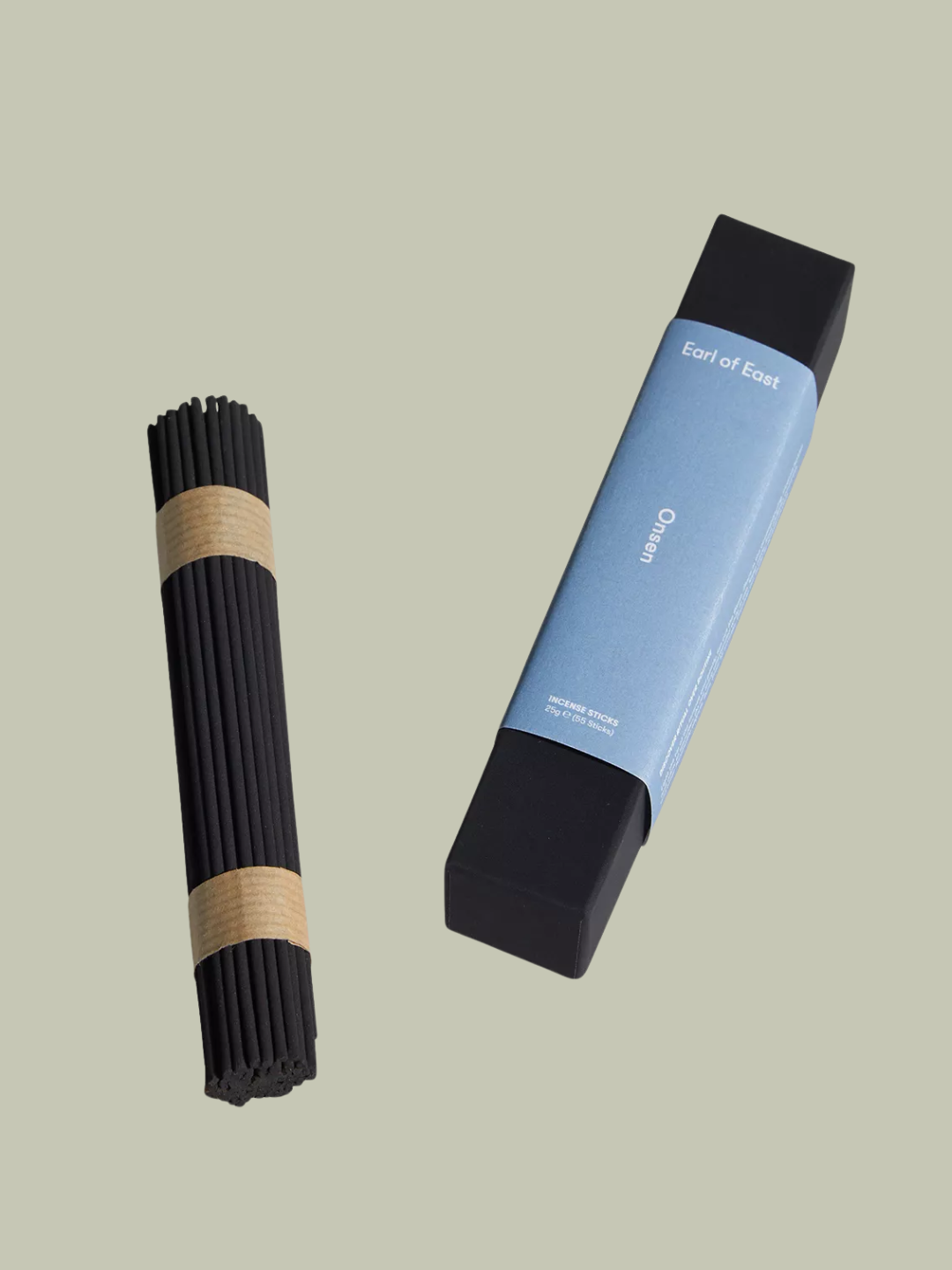 A pack of Japanese onsen incense sticks from Earl of East