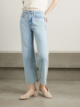 Le Jane Ankle Cropped High-Rise Straight-Leg Jeans