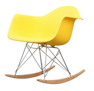 Yellow modern rocking chairs