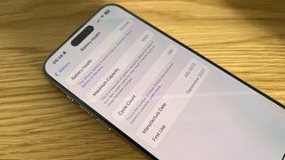 iOS 17.4 battery health