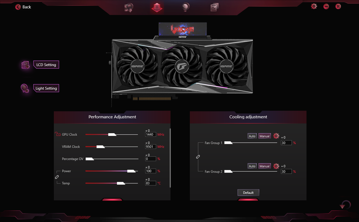 Colorful iGame RTX 3080 Vulkan