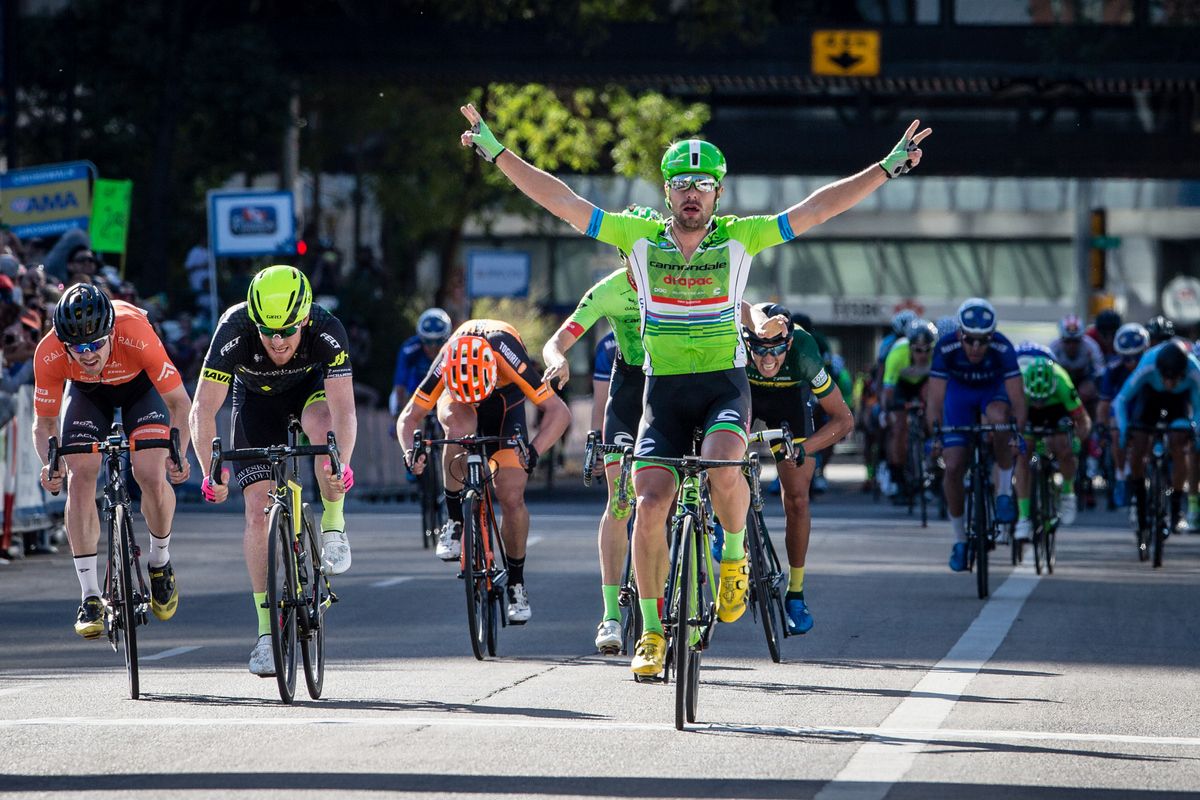 Wouter Wippert (Cannondale-Drapac) celebrates his second win of the race
