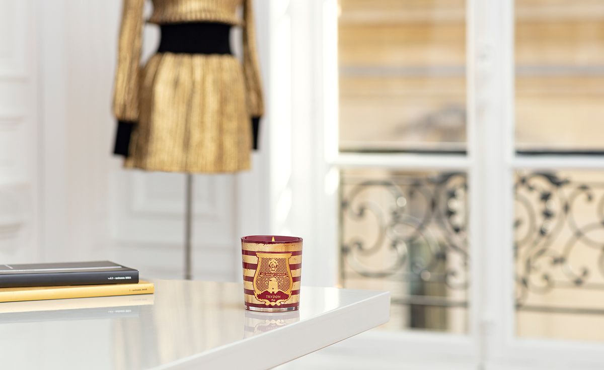 Olivier Rousteing on Balmain's new candle collaboration with Trudon