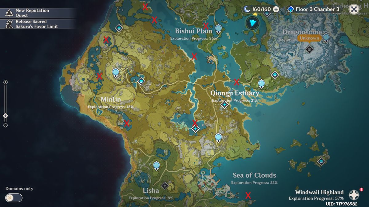 Genshin Impact fishing locations
