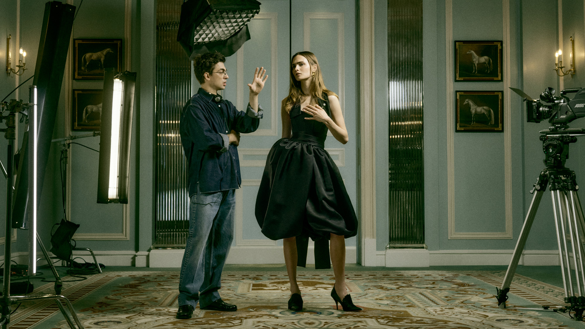 S/S 2026 new season debut collections photographed at Lanesborough hotel in a seris of images that look like they&amp;rsquo;e been shot on a film set