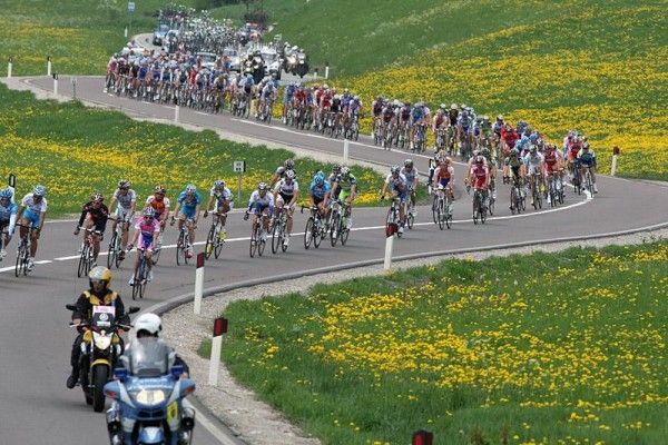 Riders didn't have time to stop and smell the flowers.