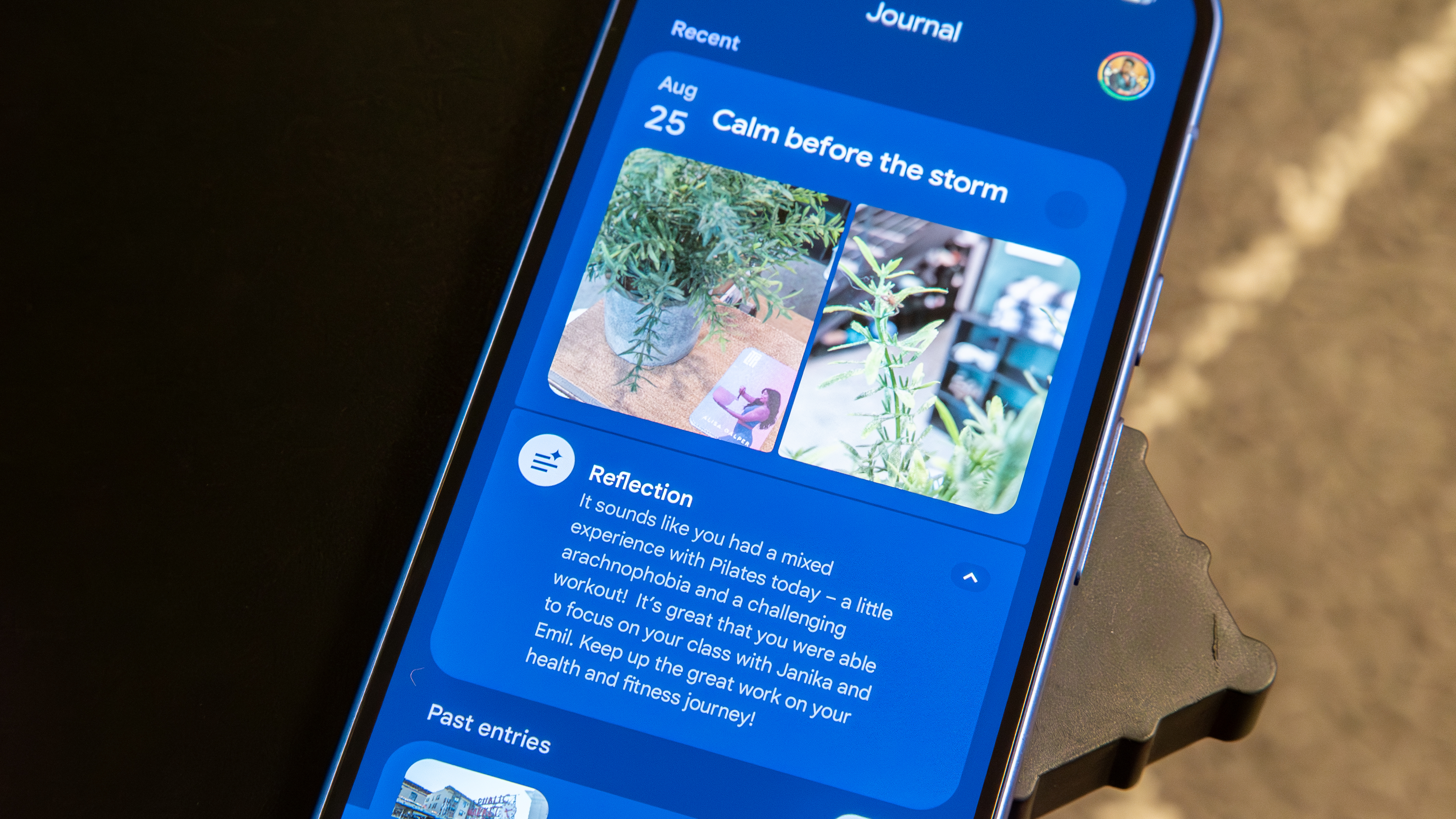 Pixel Journal AI insight on the Pixel 10
