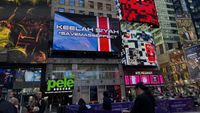Billboards in NYC Times Square display #SaveMassEffect campaign