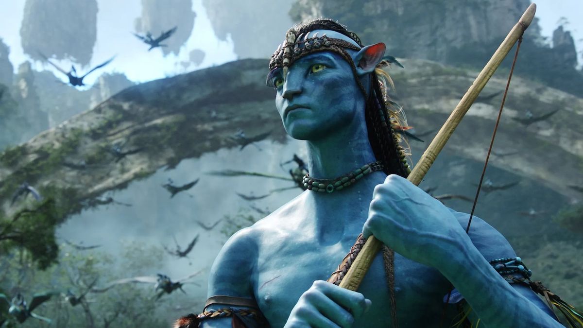 Sam Worthington&#039;s Jake Sully Na&#039;vi in Avatar: The Way Of Water 2022 film