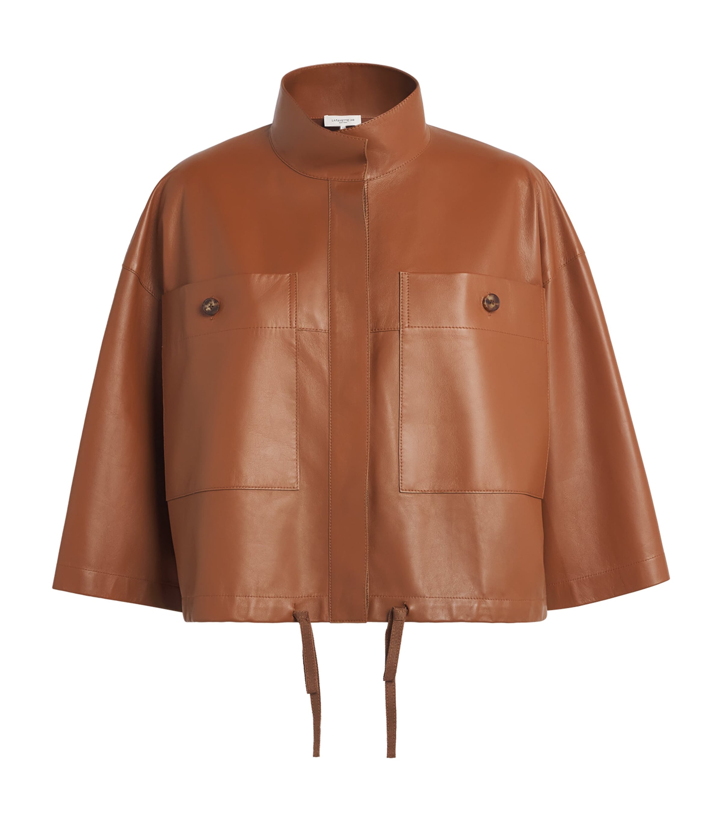 Lafayette 148 Lambskin Oversized Jacket