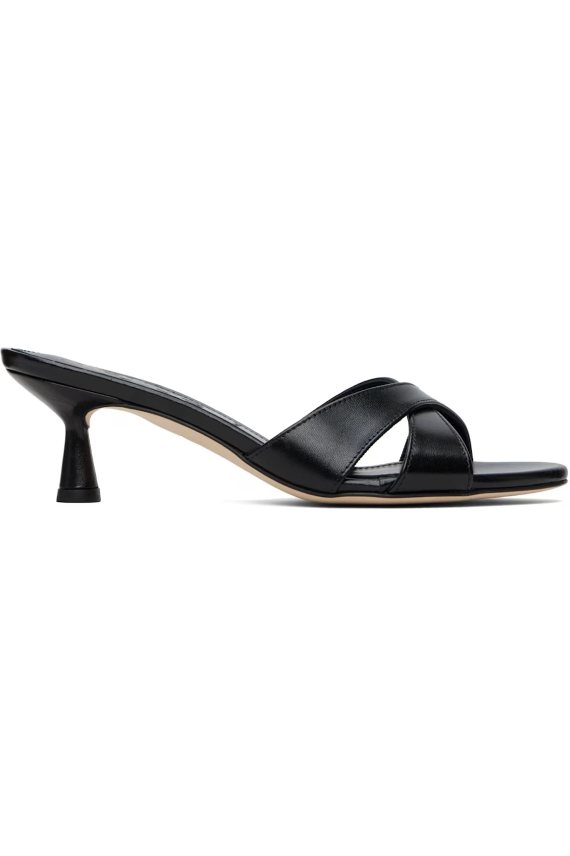 Ayde, Black Vero Leather Mule