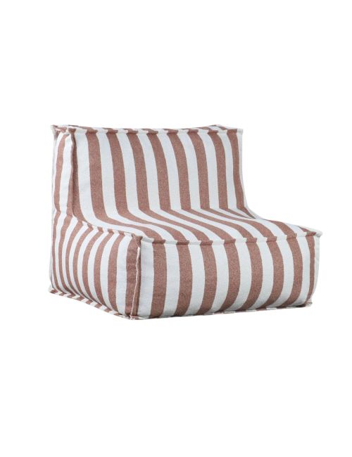 Make Waves Outdoor Armless Chair, Tuscan Stripe