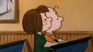 Peppermint Patty and Charlie Brown on Peanuts