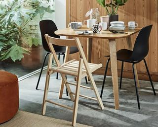 Wooden dining table and chairs by John Lewis & Partners