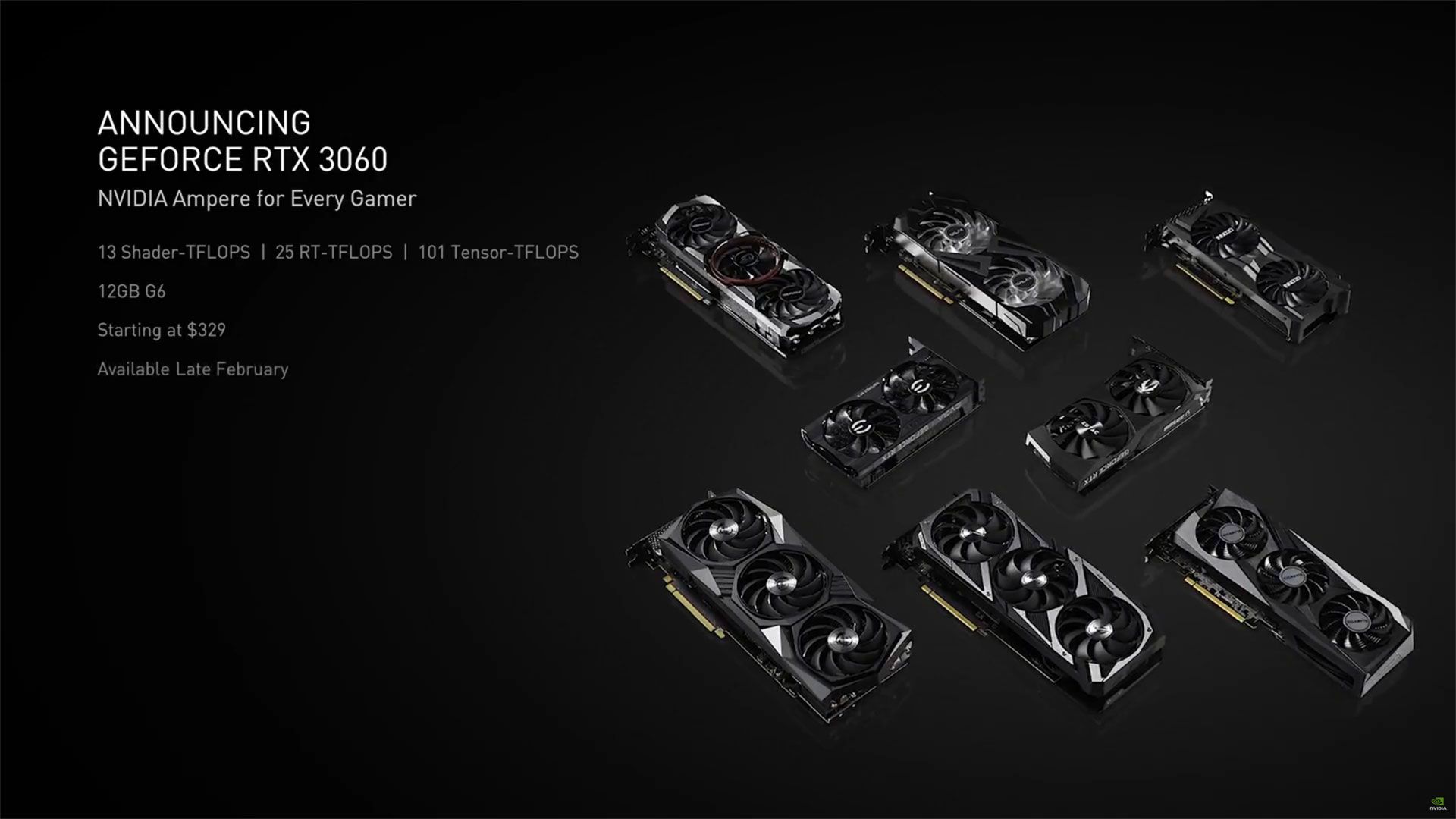 Nvidia RTX 3060 (12GB) Coming in Feb for $329 | Tom's Hardware