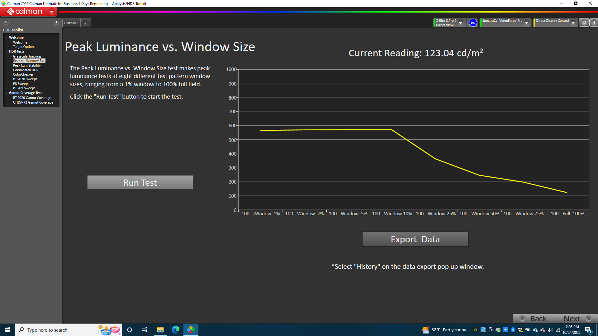 The LG B2 OLED test results.