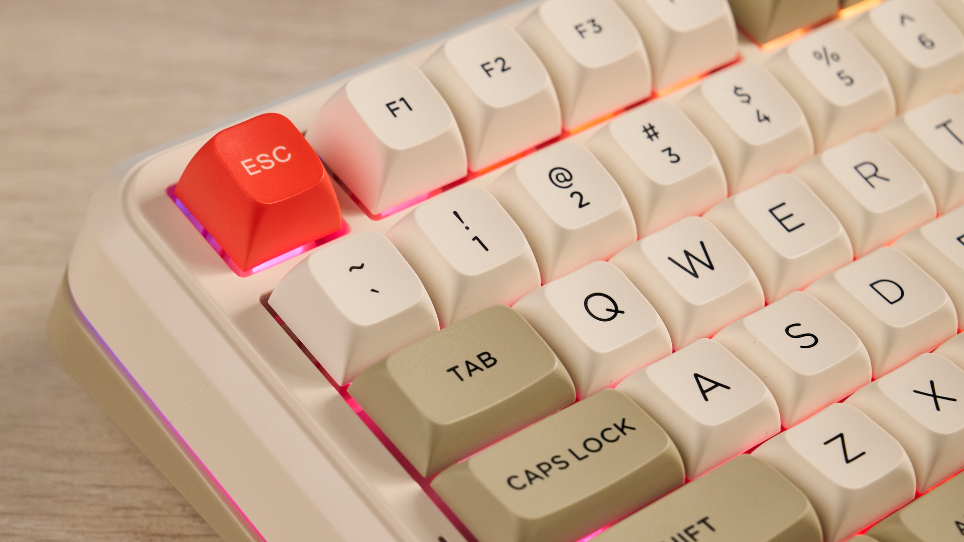 A colorful MCHOSE K99 V2 mechanical keyboard for productivity