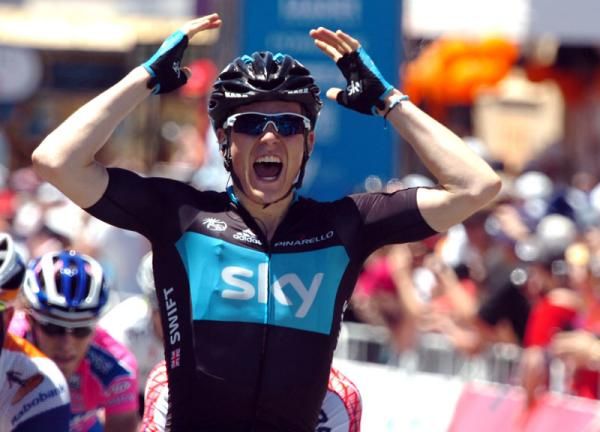 Ben Swift (Sky) wins stage 2 of the Santos Tour Down Under
