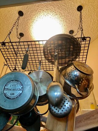 DIY IKEA Pot Rack Hack