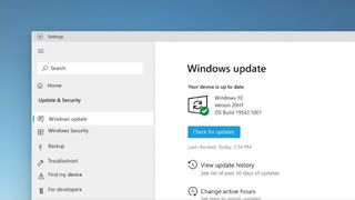 Windows 10 UI mock-up