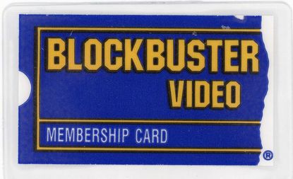 Blockbuster Card