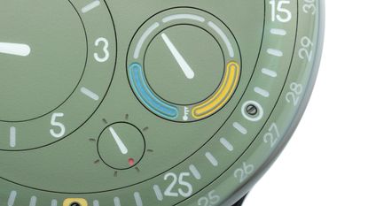 Geneva Watch Days 2023 - Ressence Type 3 EE green dial detail