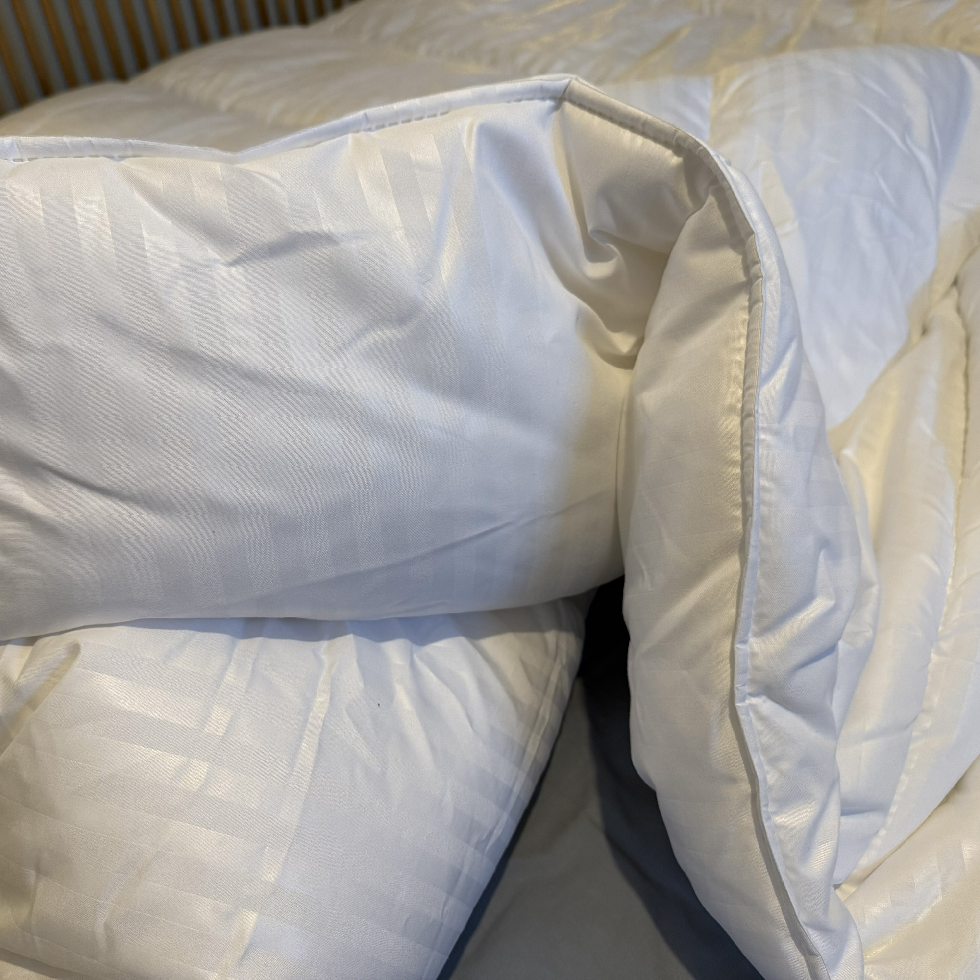 M&amp;amp;S Supremely Washable Duvet being tested in a bedroom at home