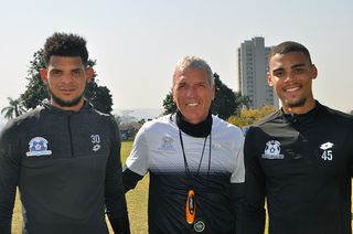 Tato Lesoma, Ernst Middendorp and Renaldo Leaner