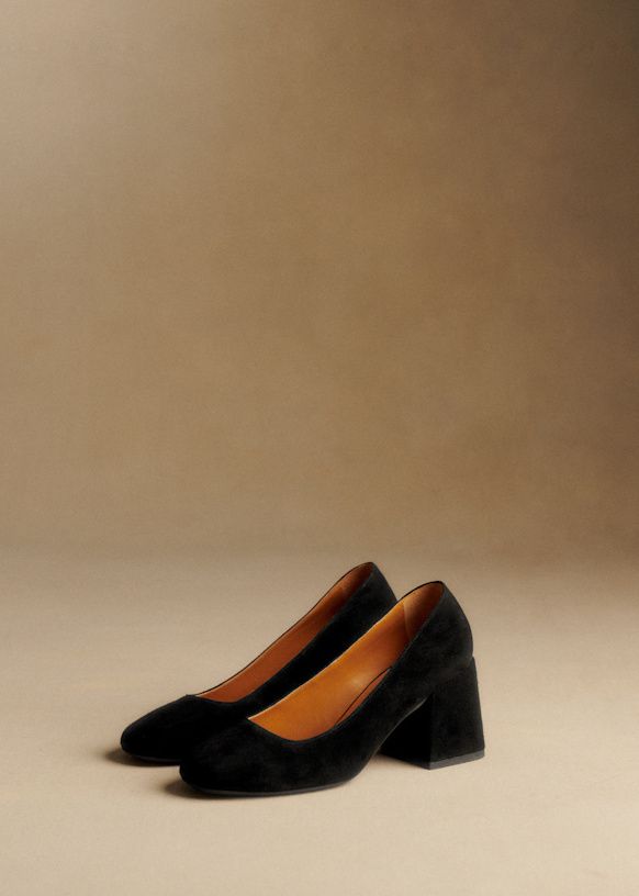 Alix Babies - Black - Goat Leather - Sézane