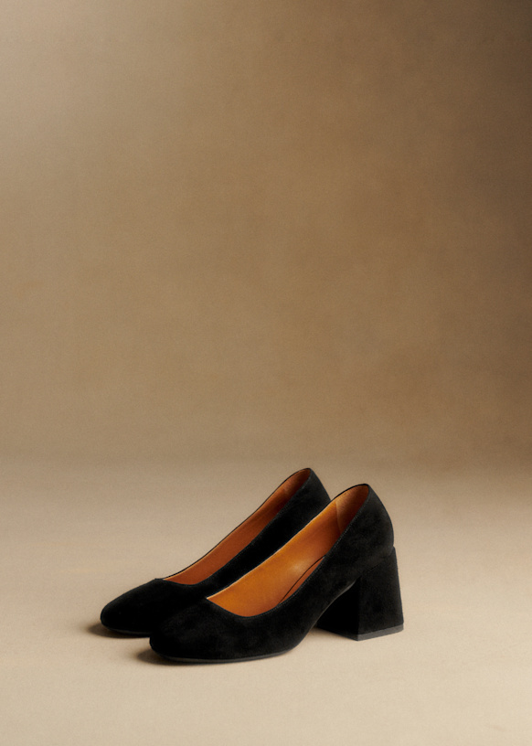 Alix Babies - Black - Goat Leather - S&amp;eacute;zane