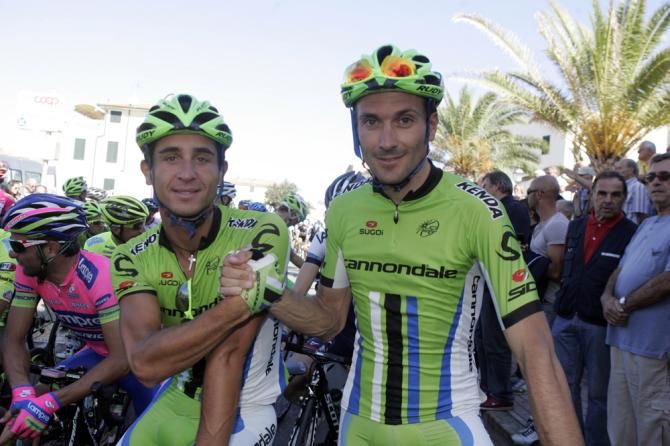 Ivan Basso and Daniele Ratto (Cannondale)