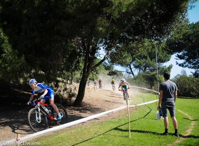 Georgia Gould (Luna Pro Team) leading on the start loop
