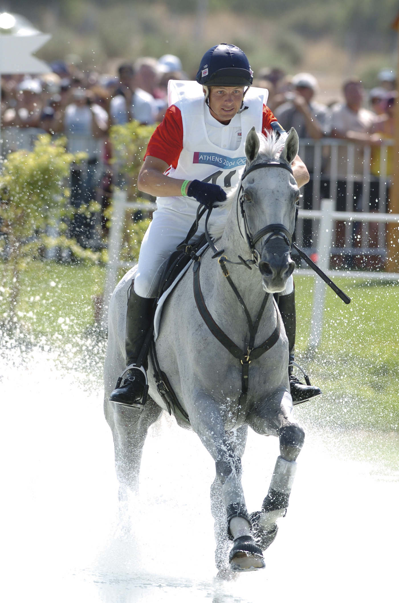 Leslie Law and Shear L'eau at the Athens Olympics 2004.