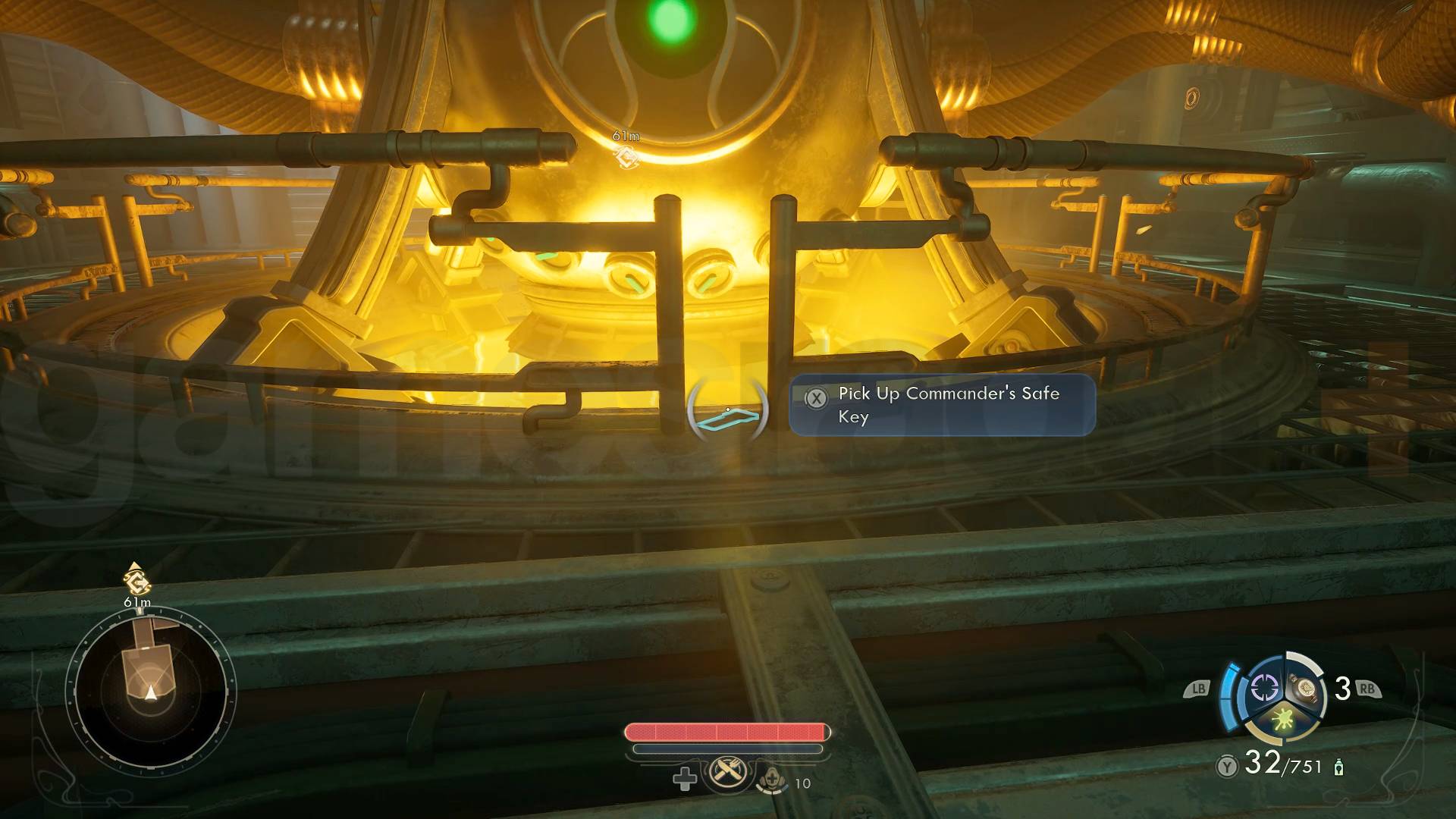 outer worlds 2 commander's safe key