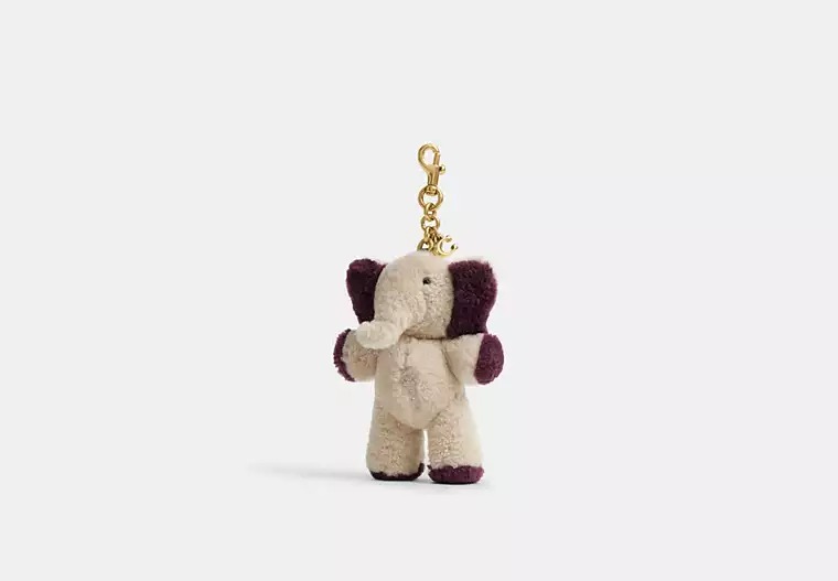 Carroty Bag Charm in Shearling