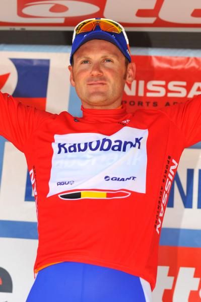Graeme Brown (Rabobank) was quickest after 500m and took the sprint jersey.